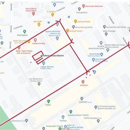 Slnecny Byt V Blizkosti Historickeho Centra Trenčín Dış mekan fotoğraf